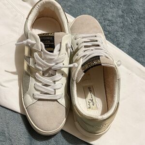 Vintage America Cream and White Sneakers